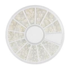 Pearl decorations, mix of sizes, approx. 370 pcs.