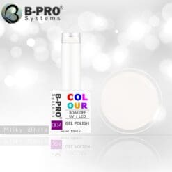 BPRO COLOUR Milky White Gel Polish 004