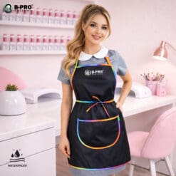 Nail Tech Apron - "Classic Rainbow"