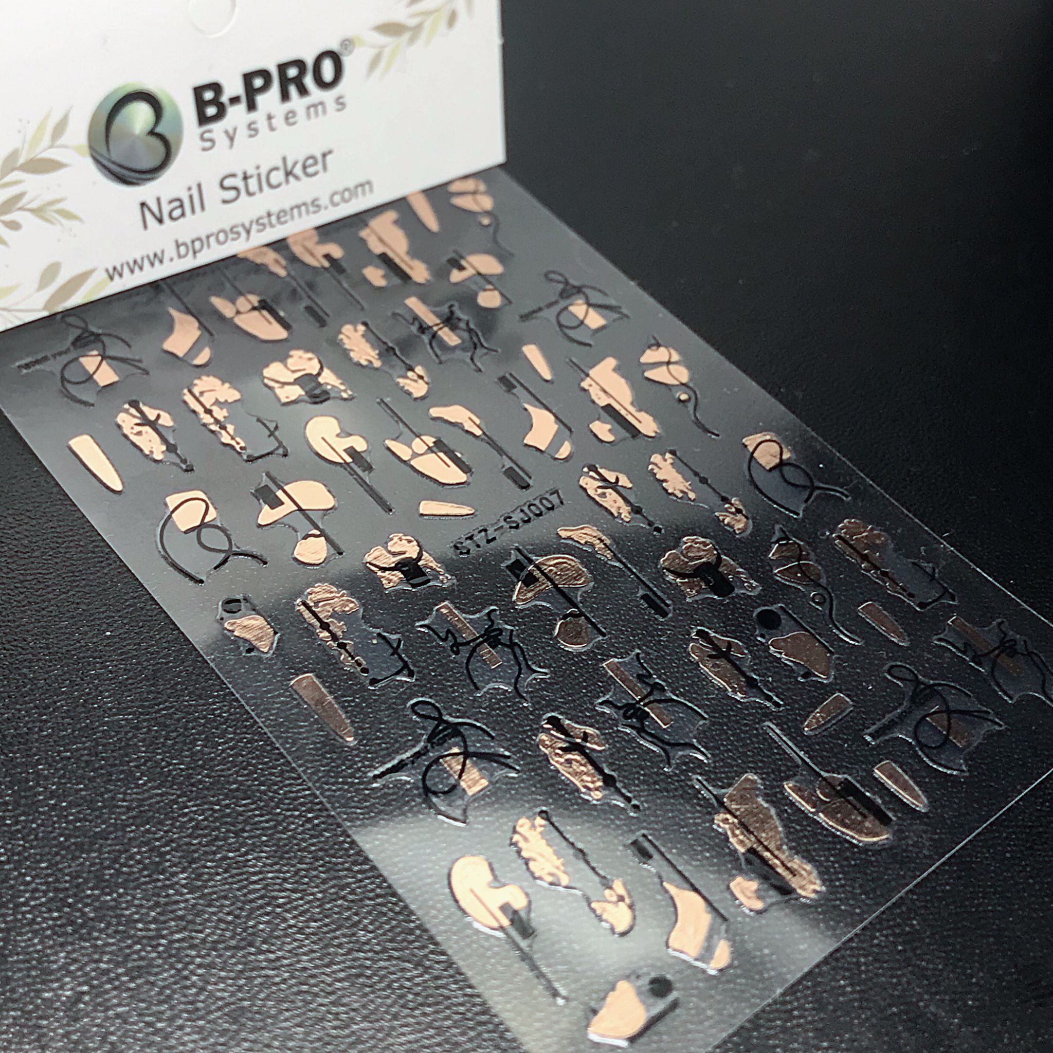 Sticker 008 Black-Gold - B-PRO Systems