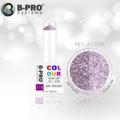 B-PRO COLOUR Gel Polish 318 - Reflective effect