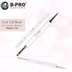 Dual Brush (Gel oval 6-Ultrafine 7) Magnetic Handle