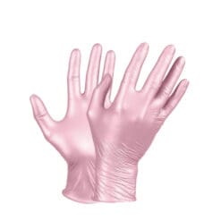 Nitrile Disposable Gloves – Pearl Pink (S,M)